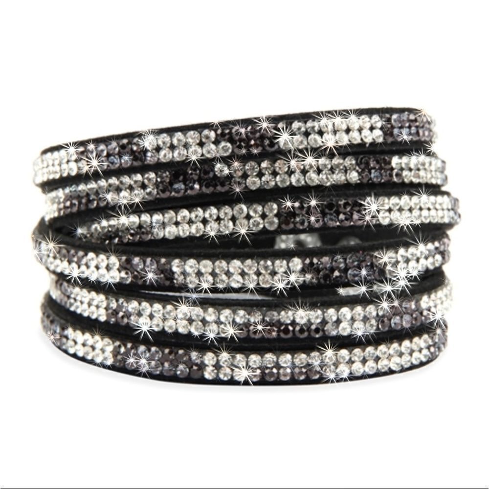 SALE Leopard Animal Design Rhinestone Bling Bracelet